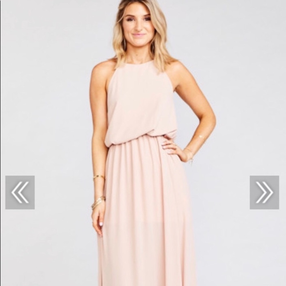 Bridesmaid mumu dress